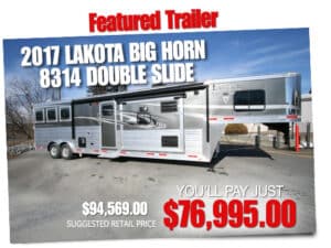 Wasko's 2017 Lakota Big Horn 8314 Double Slide