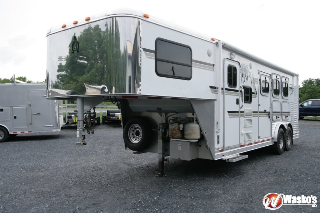2008ADAM3horse8'shortwallhorsetrailer Wasko's Inc.