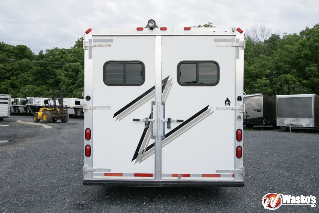 2008ADAM3horse8'shortwallhorsetrailer Wasko's Inc.